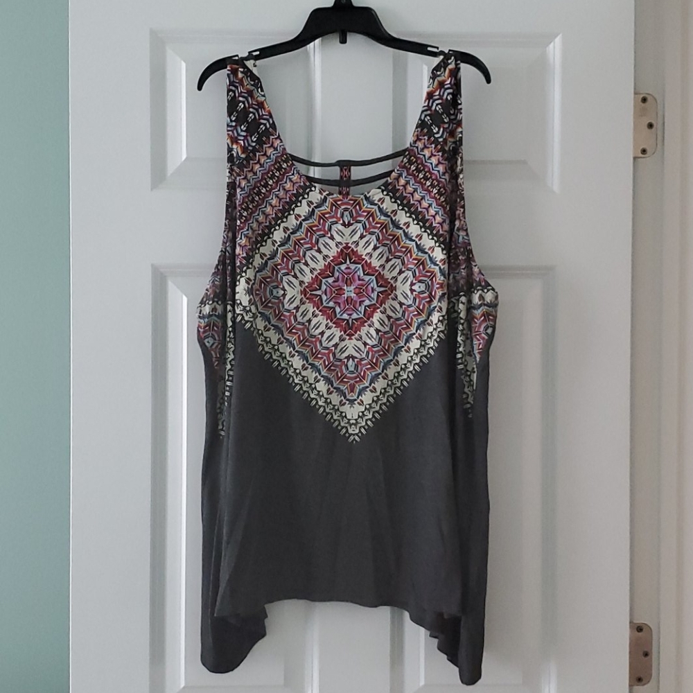 Tribal print tank top